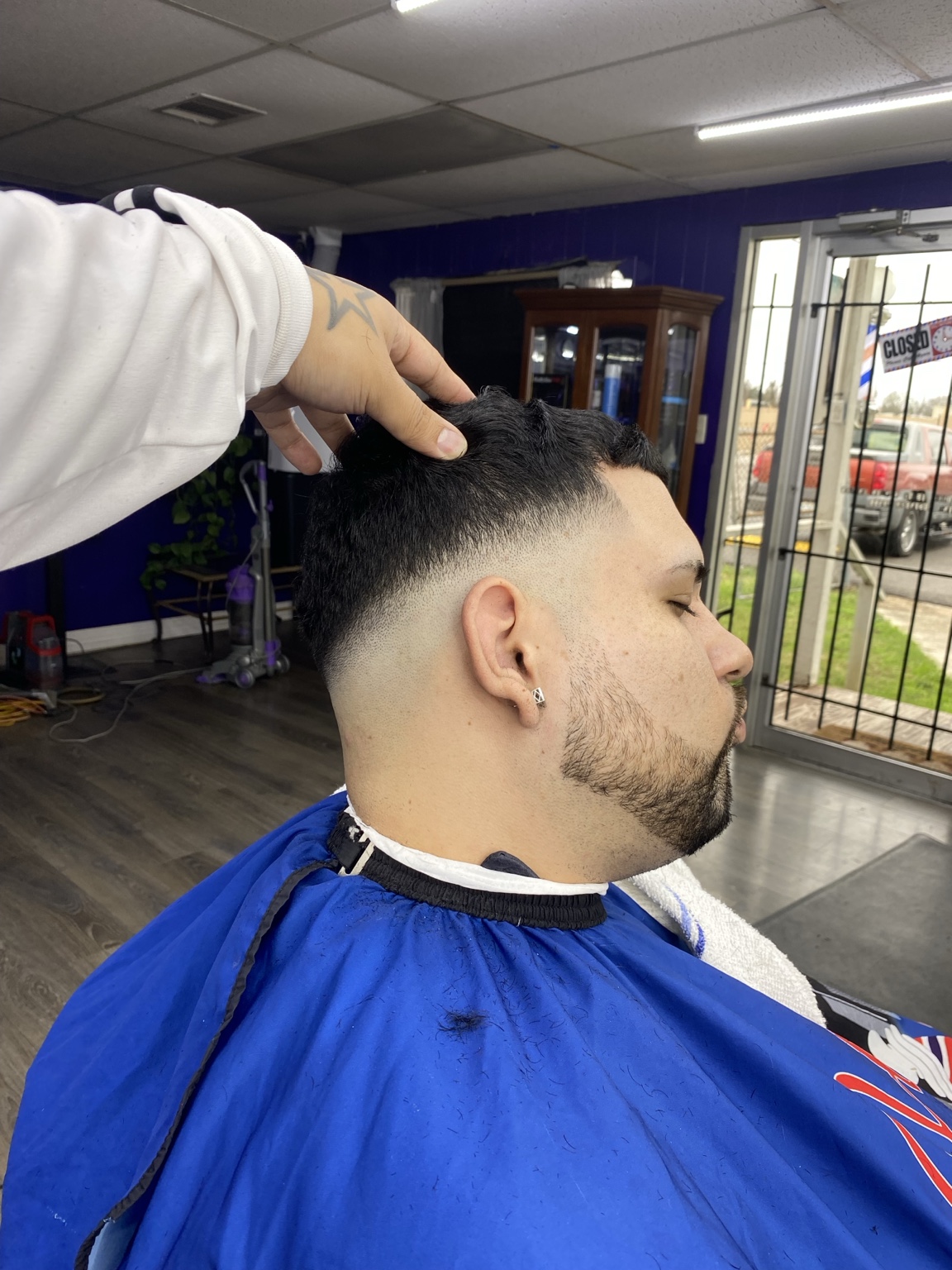 Sharp haircut